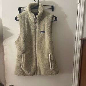 Patagonia Beige Fleece Vest